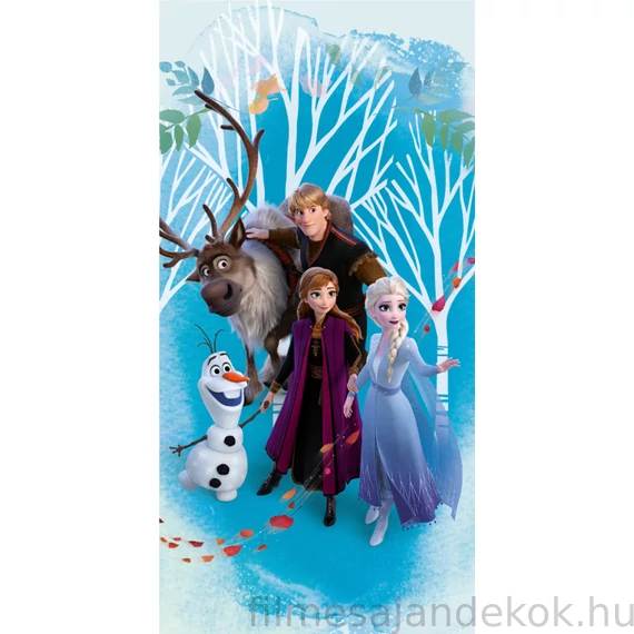 Disney Jégvarázs fürdőlepedő, strand törölköző 70*140cm