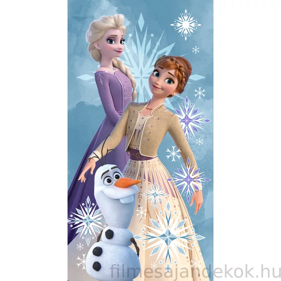 Disney Jégvarázs Olaf and the Sisters fürdőlepedő, strand törölköző 70x140 cm
