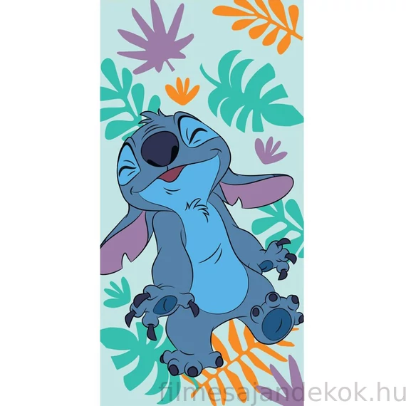 Disney Lilo és Stitch, A csillagkutya Fun fürdőlepedő, strand törölköző 70x140cm