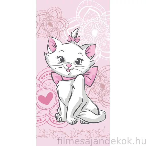 Disney Marie Aristocat fürdőlepedő, strand törölköző  70x140cm
