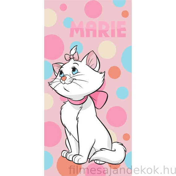 Disney Marie cica Bubble fürdőlepedő, strand törölköző 70x140cm
