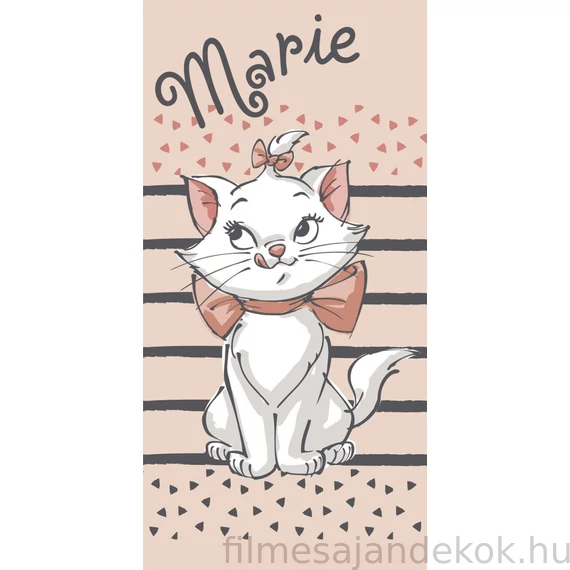 Disney Marie cica Yummy fürdőlepedő, strand törölköző 70x140cm