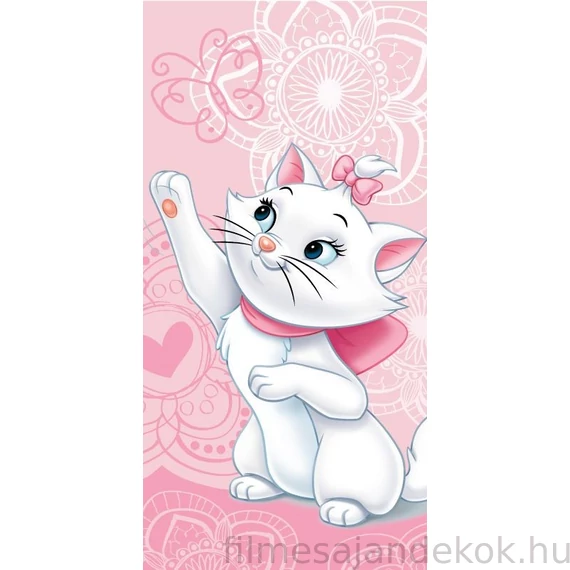 Disney Marie Tapping fürdőlepedő, strand törölköző 70x140cm