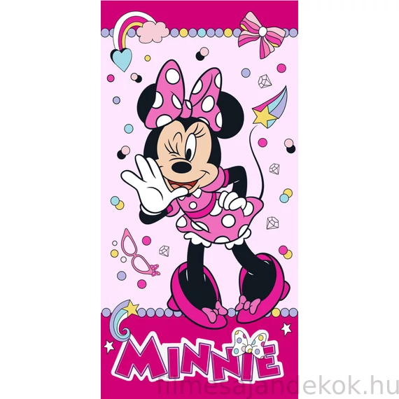 Disney Minnie Funny fürdőlepedő, strand törölköző 70x140 cm