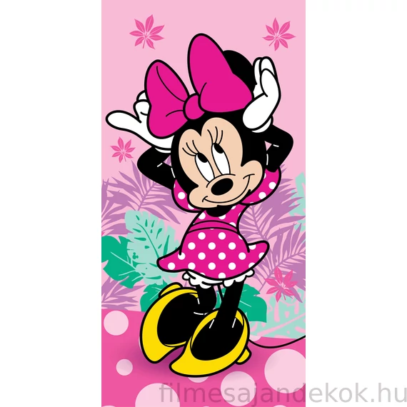 Disney Minnie Pretty in Pink fürdőlepedő, strand törölköző  70x140cm