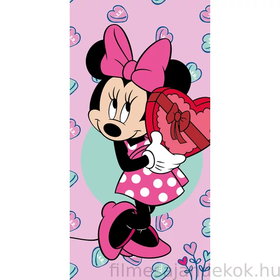 Disney Minnie Sweets fürdőlepedő, strand törölköző 70x140cm