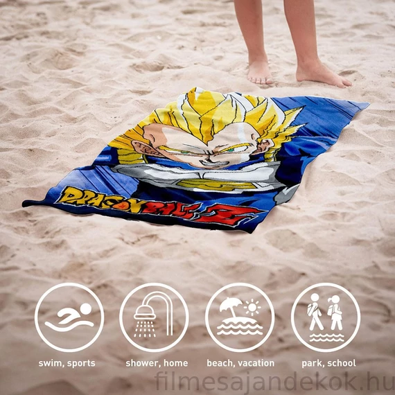 Dragon Ball fürdőlepedő strand törölköző 70x140cm Fast Dry