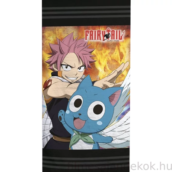 Fairy Tail fürdőlepedő, strand törölköző 70x140cm (Fast Dry
