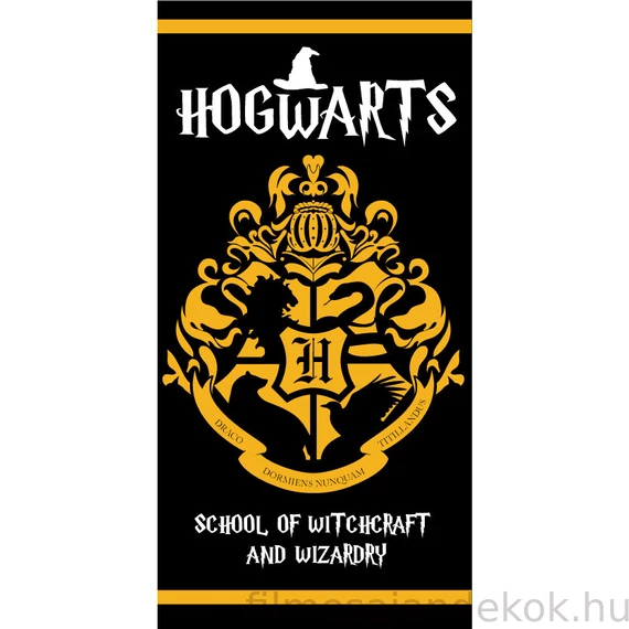 Harry Potter Hogwarts fürdőlepedő, strand törölköző 70x140cm (Fast Dry