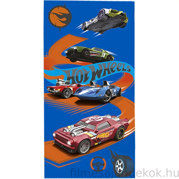 Hot Wheels fürdőlepedő, strand törölköző 70x140cm