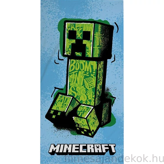 Minecraft fürdőlepedő, strand törölköző 70x140cm