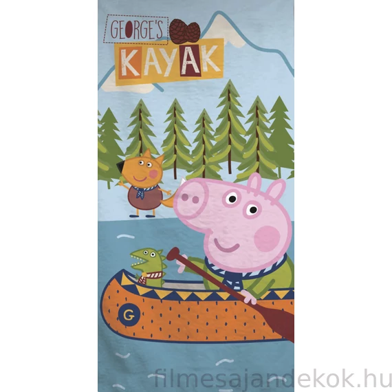 Peppa malac Kayak fürdőlepedő, strand törölköző 70x140cm
