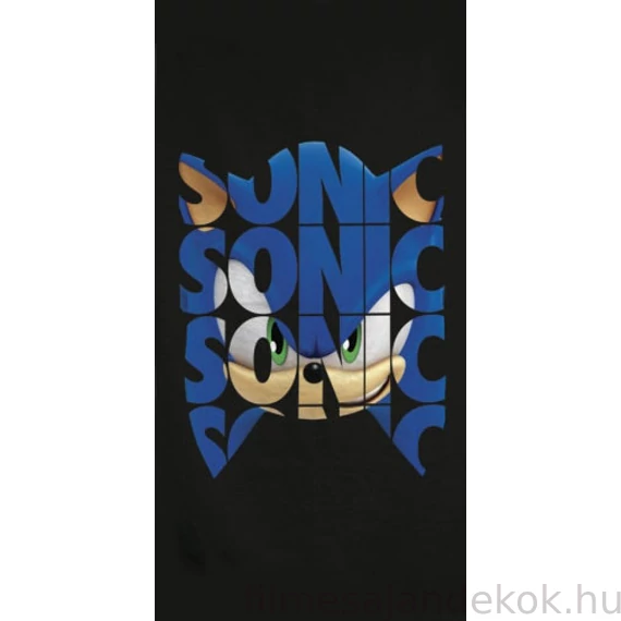 Sonic a sündisznó fürdőlepedő, strand törölköző 70x140cm (Fast Dry