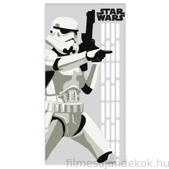 Star Wars Stormtrooper fürdőlepedő, strand törölköző 60x120cm