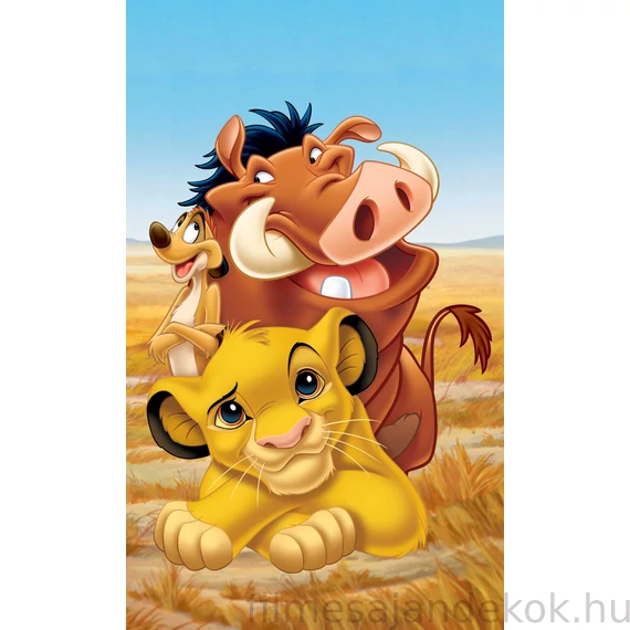 Disney Az Oroszlánkirály Pride Lands Trio kéztörlő arctörlő törölköző 30x50 cm