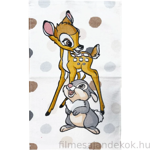 Disney Bambi Dotty Friends kéztörlő, arctörlő, törölköző 30x50 cm