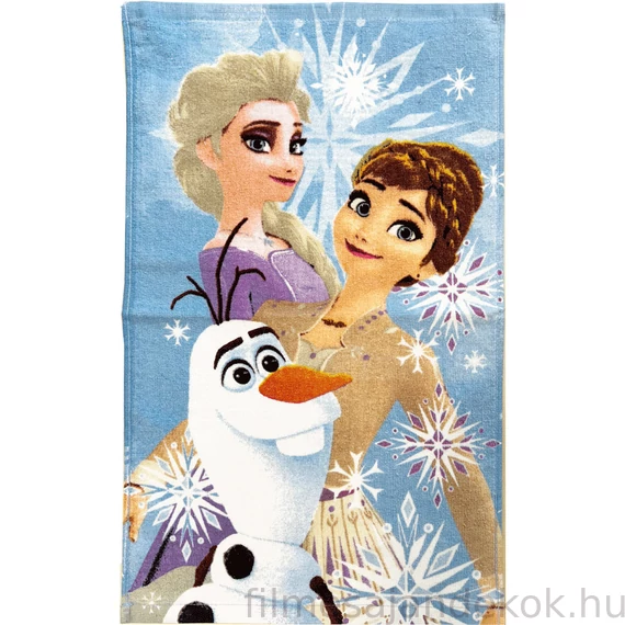 Disney Jégvarázs Olaf and the Sisters kéztörlő, arctörlő, törölköző 30x50cm