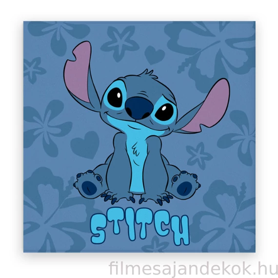 Disney Lilo és Stitch, A csillagkutya Blue Hibiscus kéztörlő, arctörlő, törölköző 30x30cm