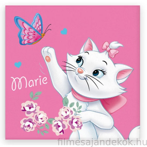 Disney Marie cica Butterfly kéztörlő, arctörlő, törölköző 30x30cm