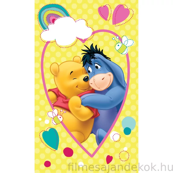 Disney Micimackó Smile kéztörlő, arctörlő, törölköző 30x50cm