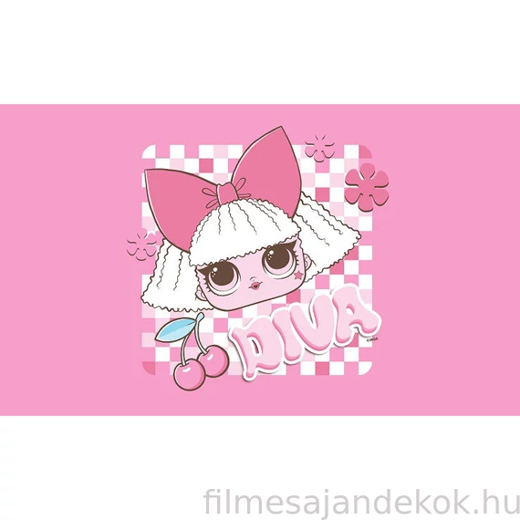 LOL Surprise Diva kéztörlő, arctörlő, törölköző 30x50 cm