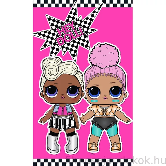 LOL Surprise Hey Doll kéztörlő, arctörlő, törölköző 30x50 cm
