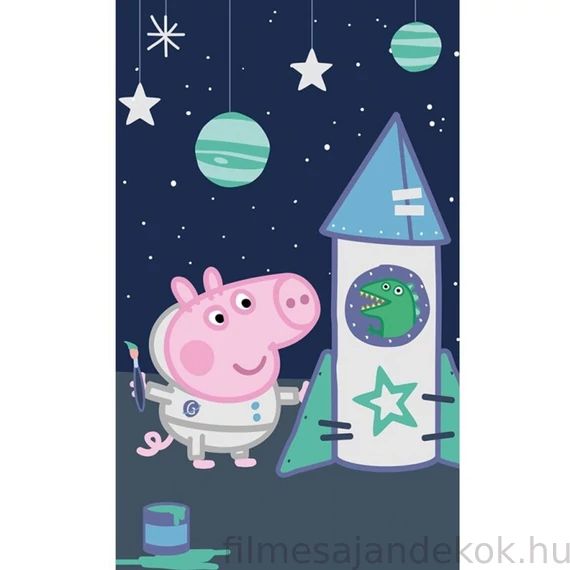 Peppa malac Space kéztörlő, arctörlő, törölköző 30x50 cm
