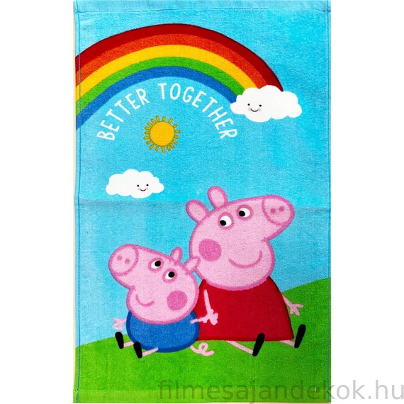 Peppa malac Together kéztörlő, arctörlő, törölköző 30x50 cm