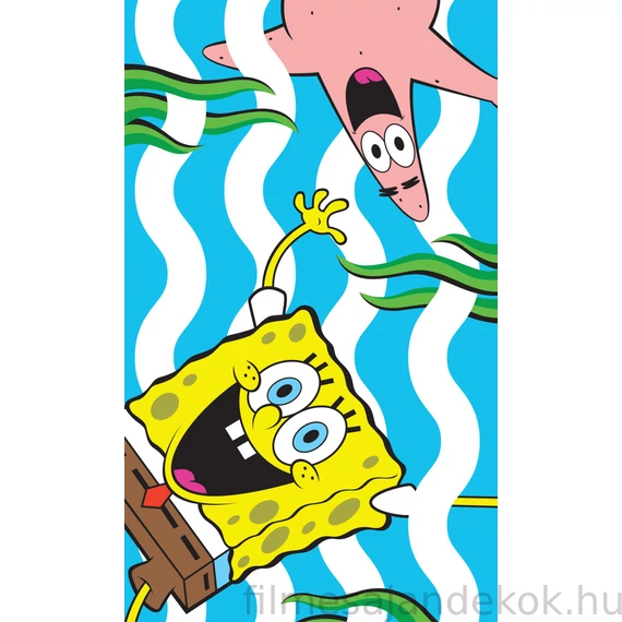 SpongyaBob Seaweed kéztörlő arctörlő, törölköző 30x50cm