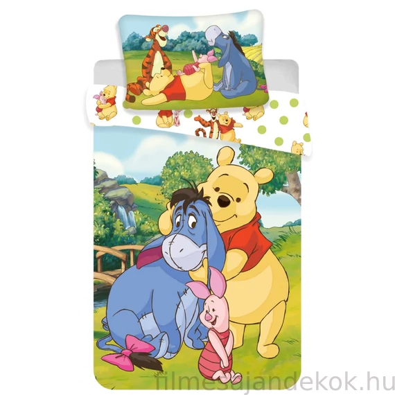 Disney Micimackó Hundred Acre Wood Gyerek ágyneműhuzat 100x135 cm, 40x60 cm
