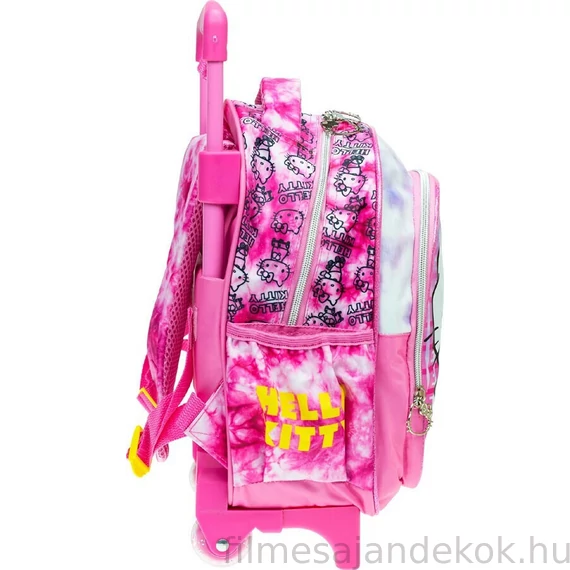 Hello Kitty Good Vibes gurulós ovis hátizsák, táska 30 cm