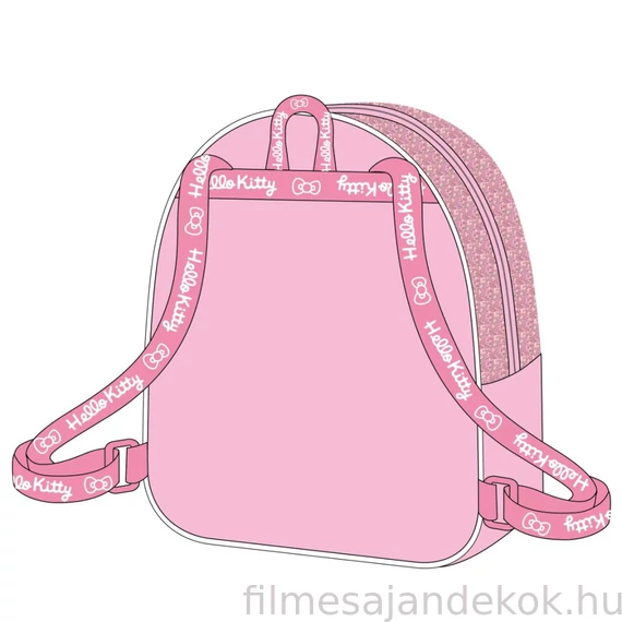 Hello Kitty hologrammos hátizsák, táska 23 cm