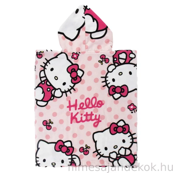 Hello Kitty strand törölköző poncsó 50x115 cm (Fast Dry)