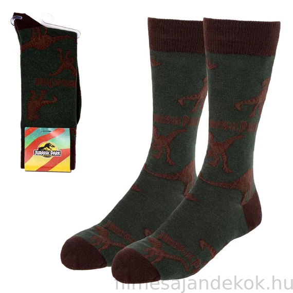 Jurassic Park felnőtt hosszú szárú zokni 40/46