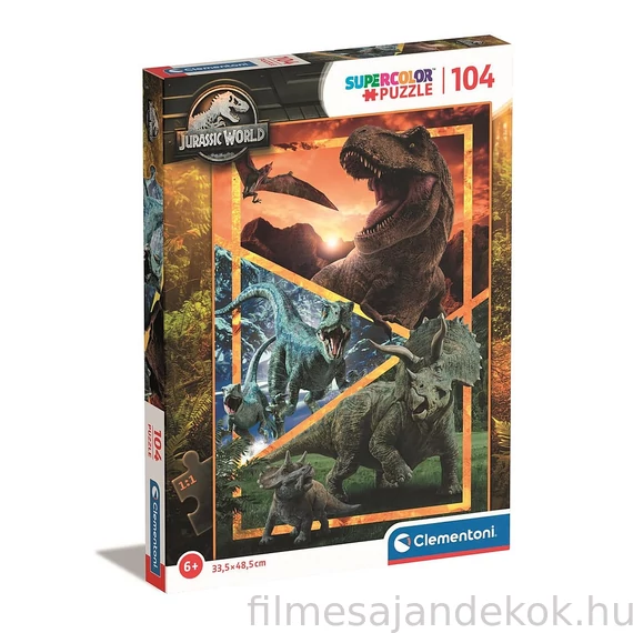 Jurassic World Beasts of the Past 104 db-os puzzle Clementoni