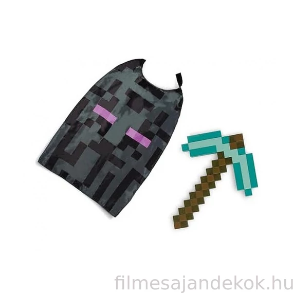 Minecraft csákány és köpeny szett