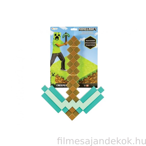 Minecraft csákány és maszk szett