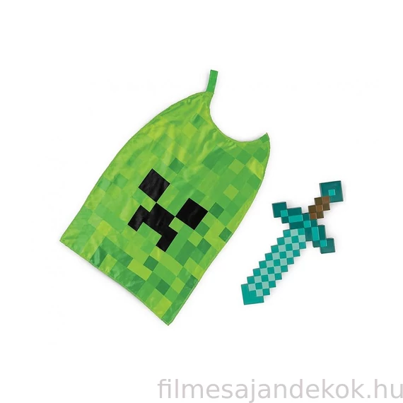 Minecraft kard és köpeny szett