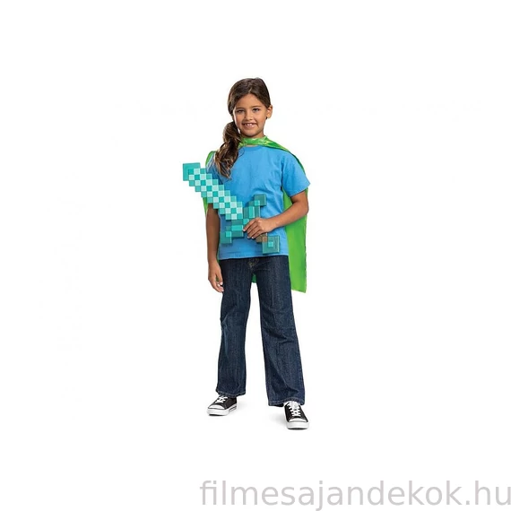 Minecraft kard és köpeny szett