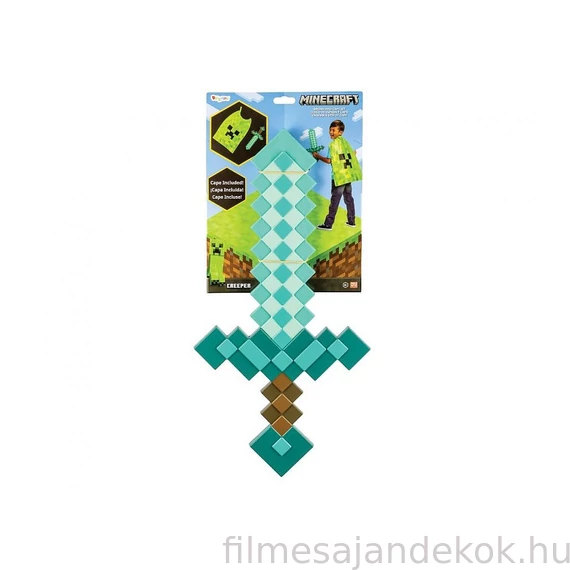 Minecraft kard és köpeny szett