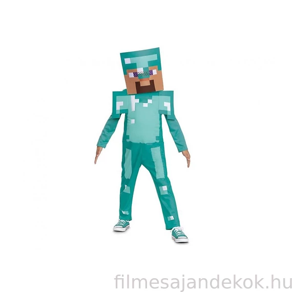 Minecraft Steve Diamond jelmez 4-6 év