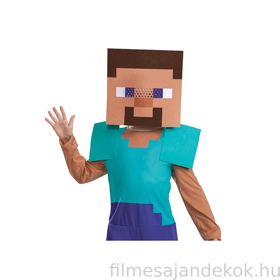 Minecraft Steve jelmez 4-6 év