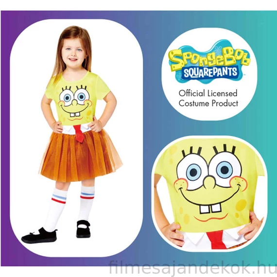 SpongyaBob lány jelmez 8-10 év