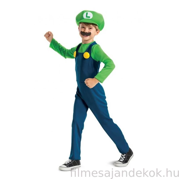 Super Mario Luigi jelmez 7-8 év