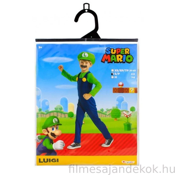 Super Mario Luigi jelmez 7-8 év