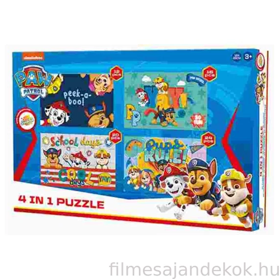 Mancs Őrjárat puzzle 4 az 1-ben