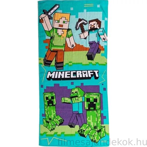 Minecraft Battle fürdőlepedő, strand törölköző 70x140 cm
