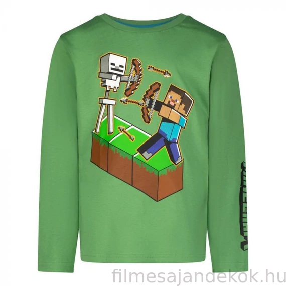Minecraft BOOM! gyerek hosszú ujjú póló, felső 12 év
