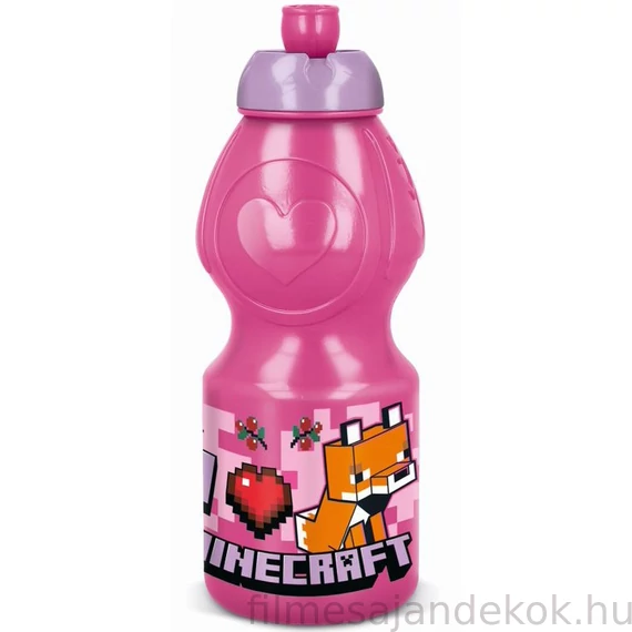 Minecraft Girls kulacs, sportpalack 400 ml