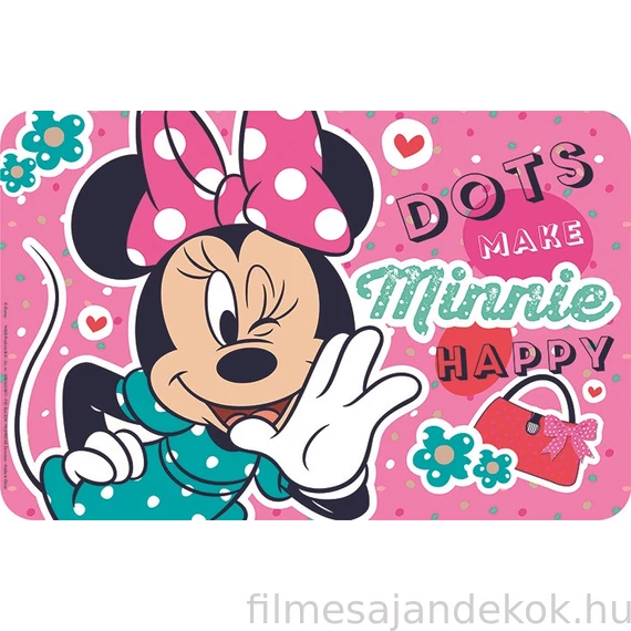 Disney Minnie Dots tányéralátét 43x28 cm